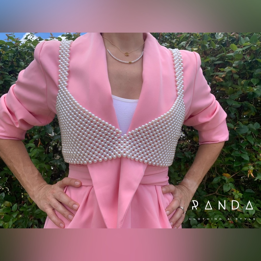 Pearl Beaded Top